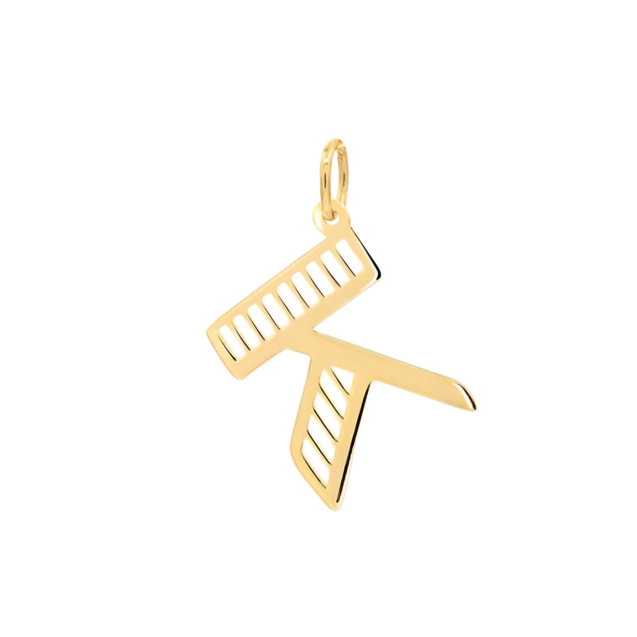 Essex Letter K Pendant in 14k Gold sold by Haverhill