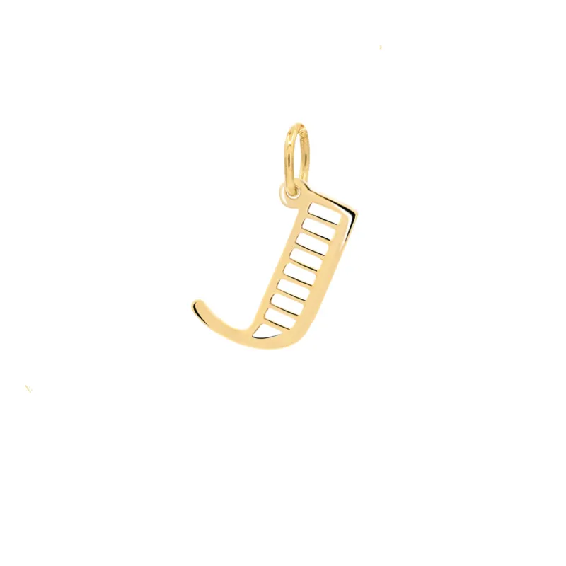 Essex Letter J Pendant in 14k Gold sold by Haverhill