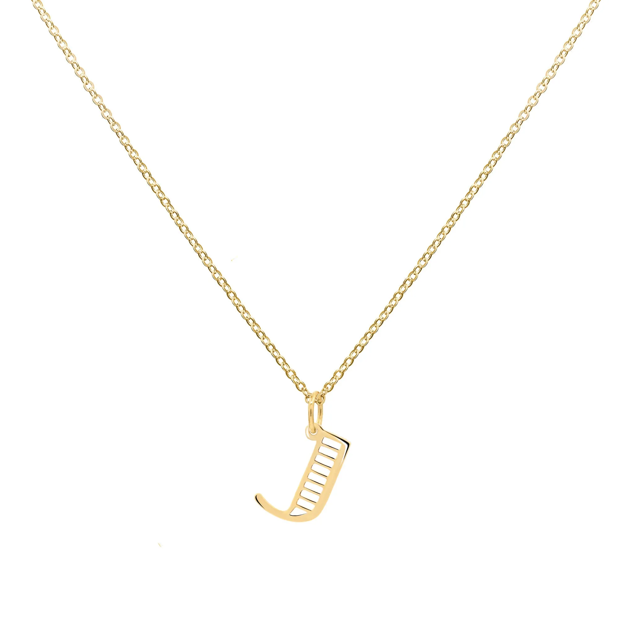 Essex Letter J Pendant in 14k Gold sold by Haverhill product image thumbnail 4
