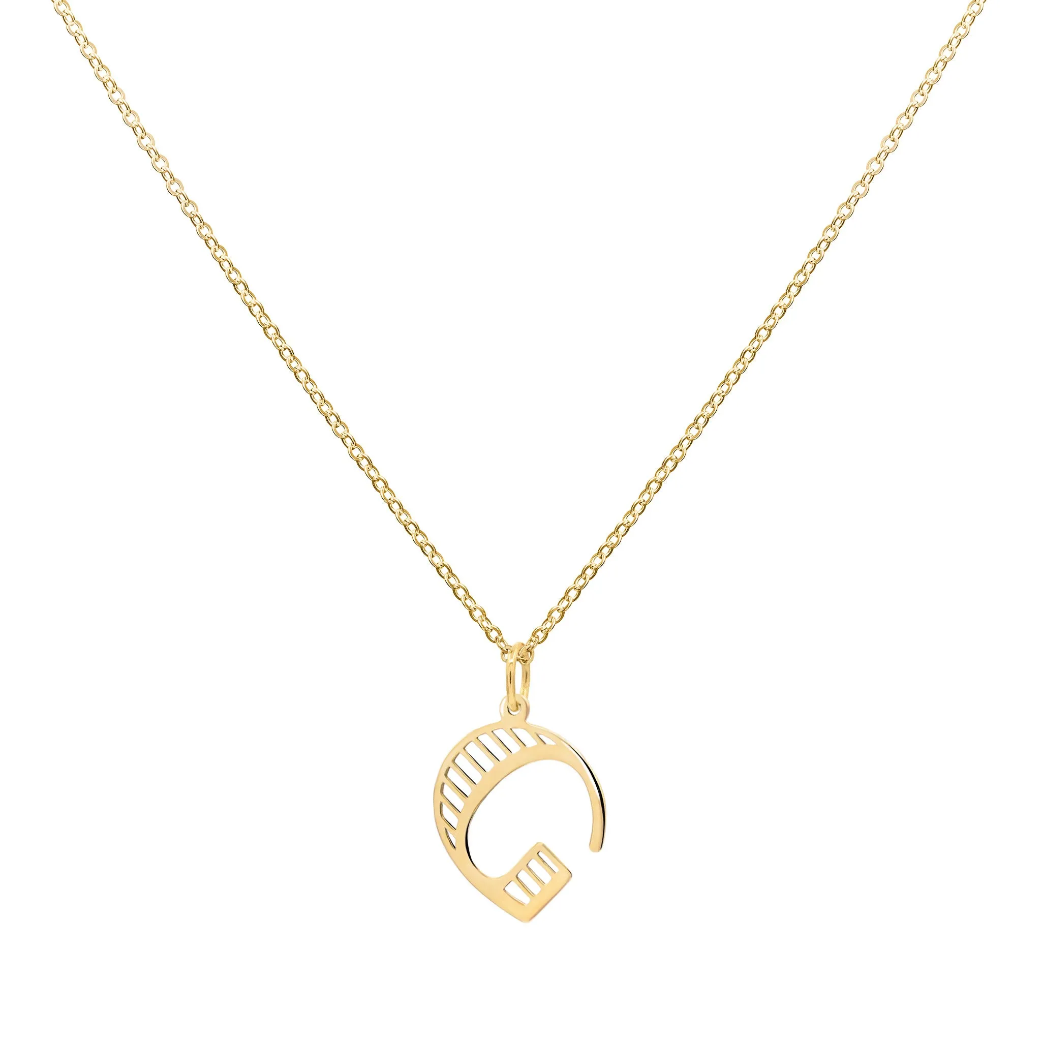 Essex Letter G Pendant in 14k Gold sold by Haverhill product image thumbnail 4