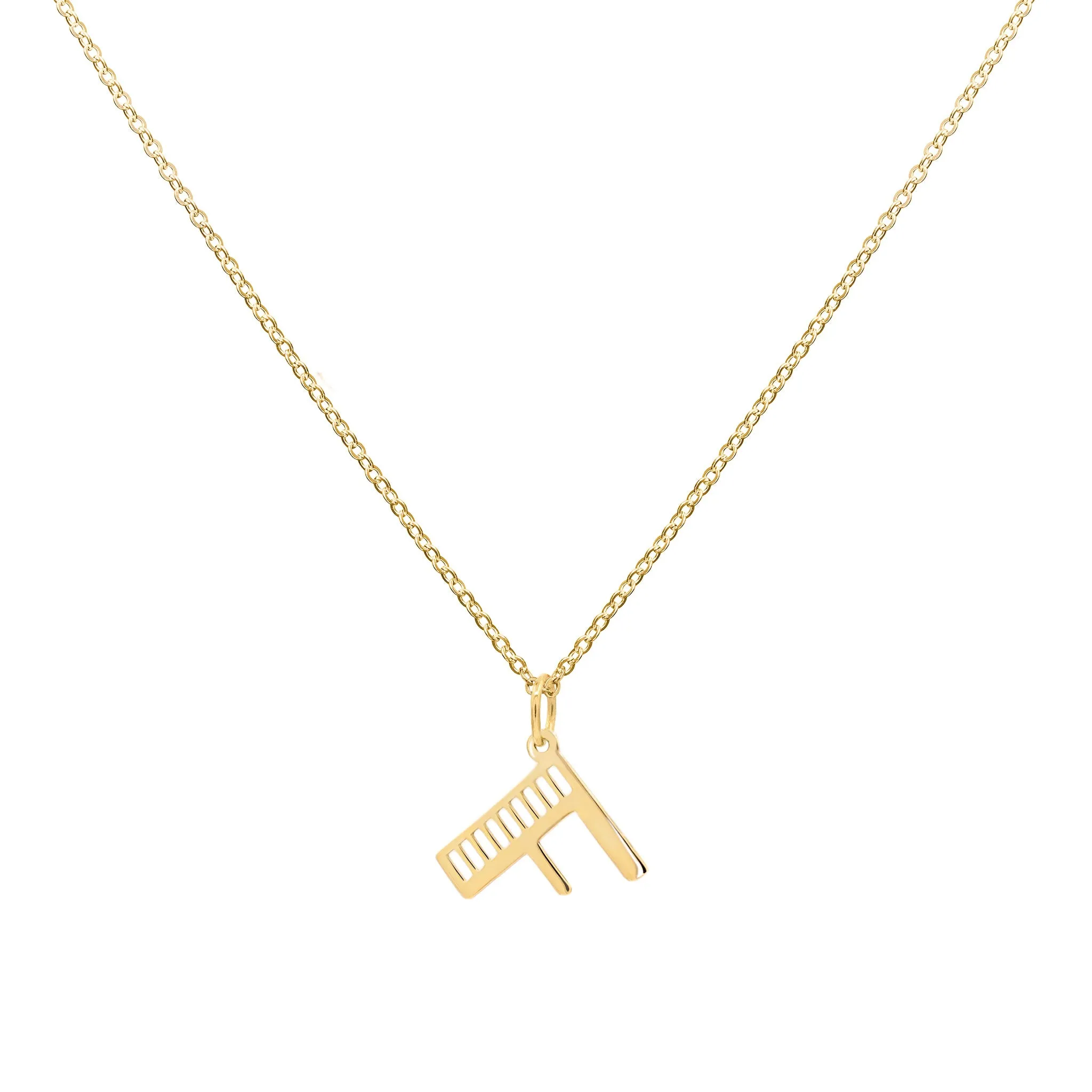 Essex Letter F Pendant in 14k Gold sold by Haverhill product image thumbnail 4