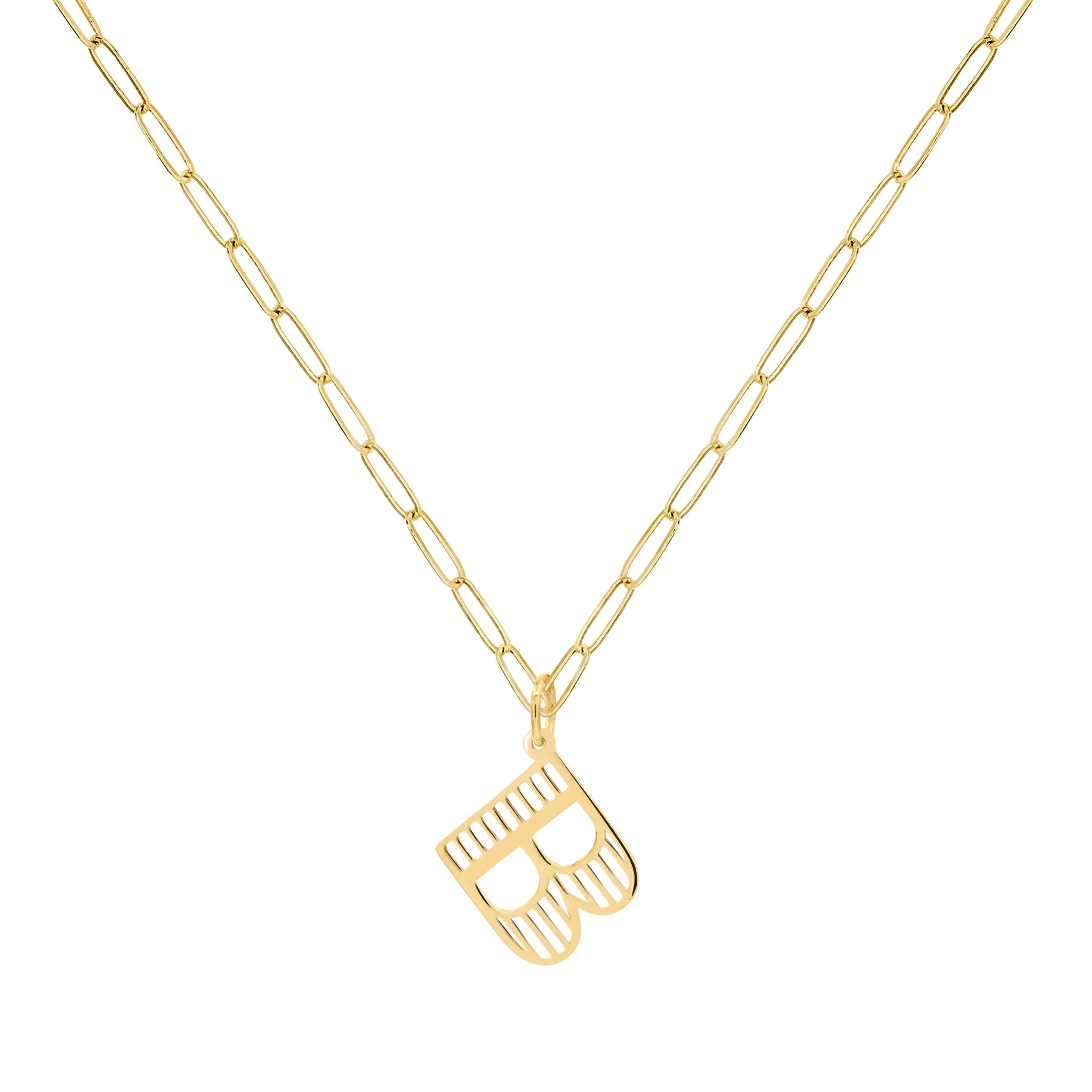 Essex Letter B Pendant in 14k Gold sold by Haverhill product image thumbnail 5