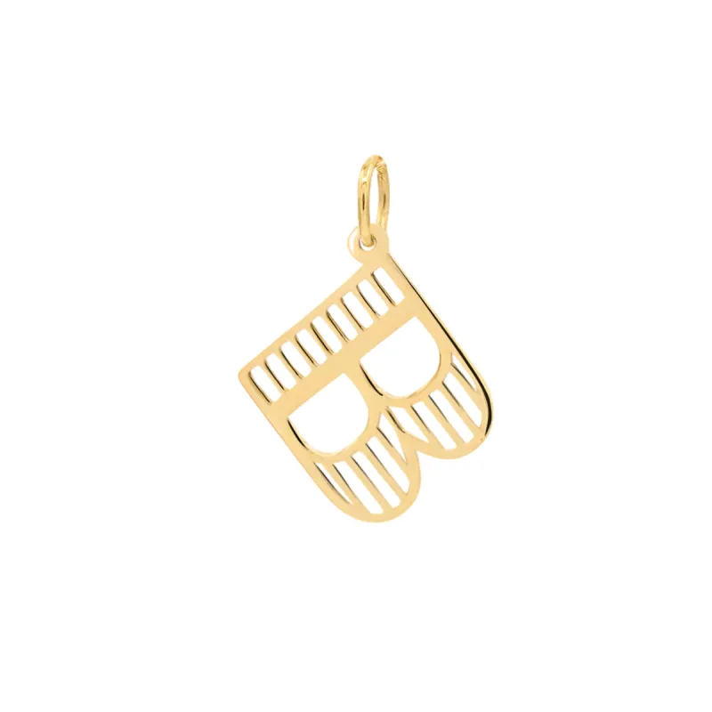 Essex Letter B Pendant in 14k Gold sold by Haverhill