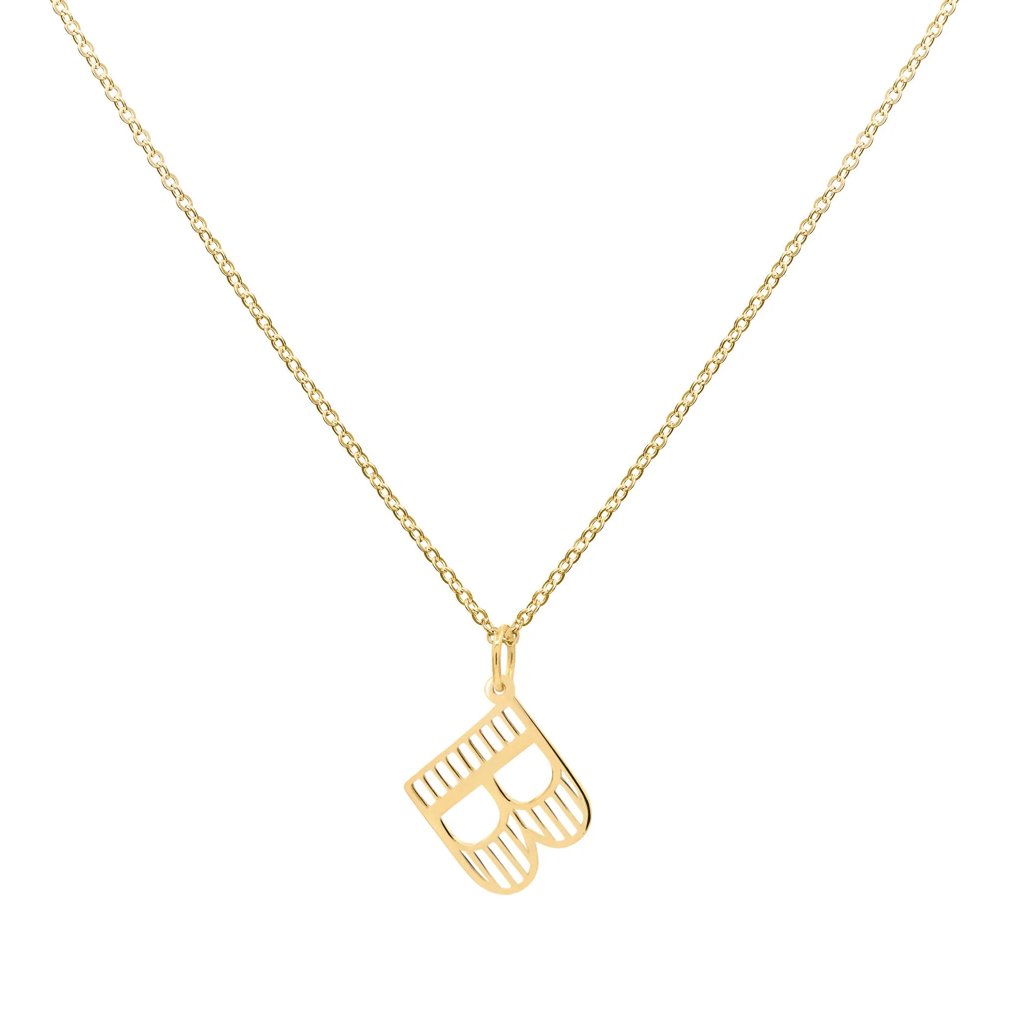 Essex Letter B Pendant in 14k Gold sold by Haverhill product image thumbnail 4
