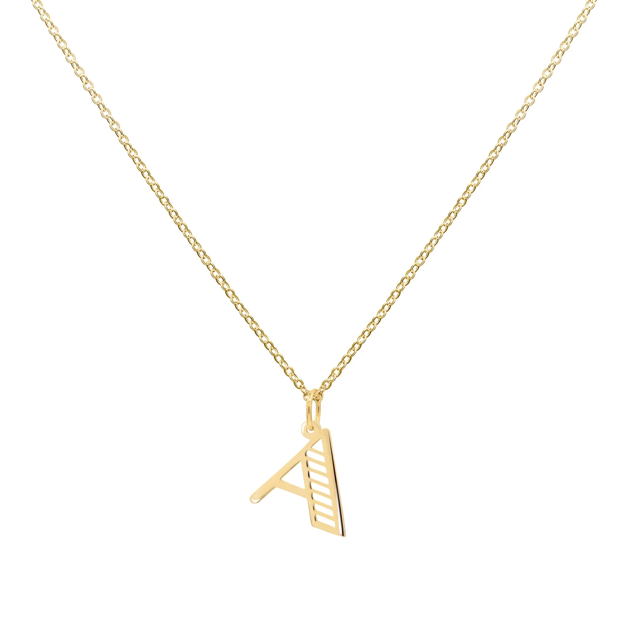 Essex Letter A Pendant in 14k Gold sold by Haverhill product image thumbnail 4