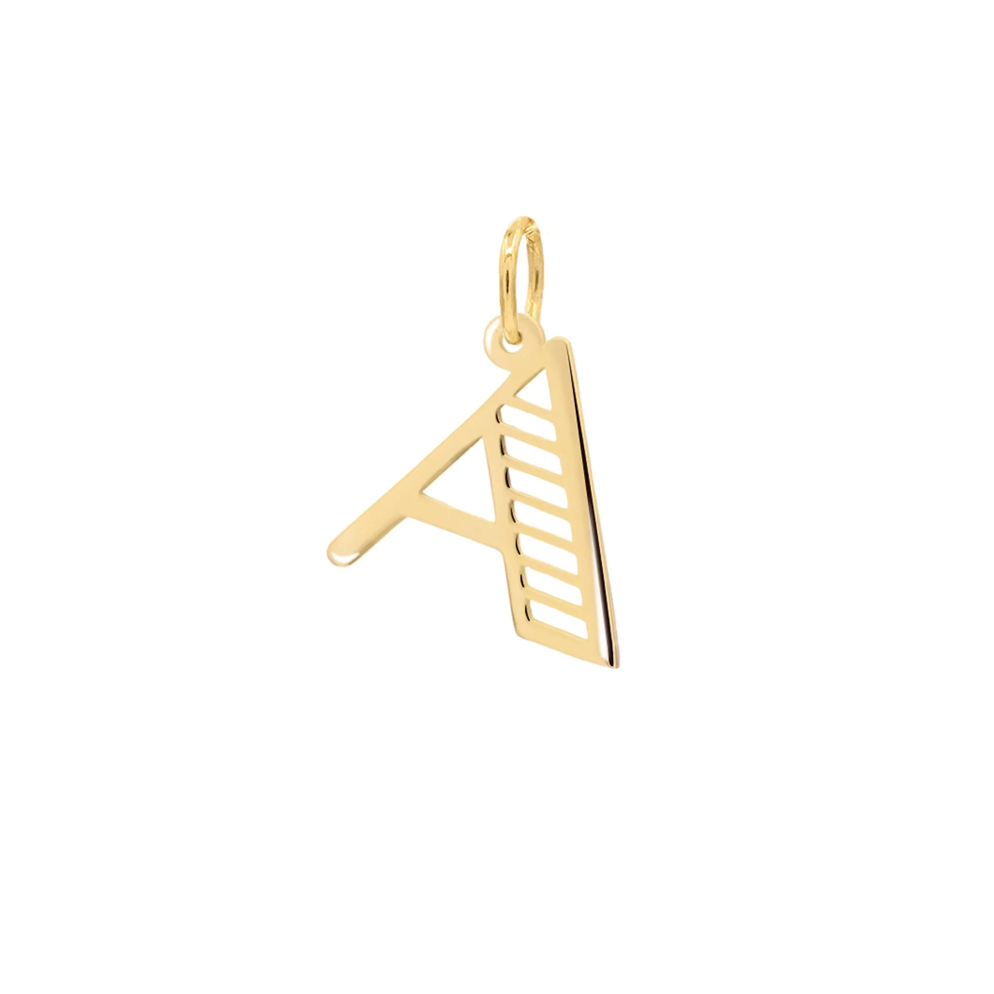 Essex Letter A Pendant in 14k Gold sold by Haverhill