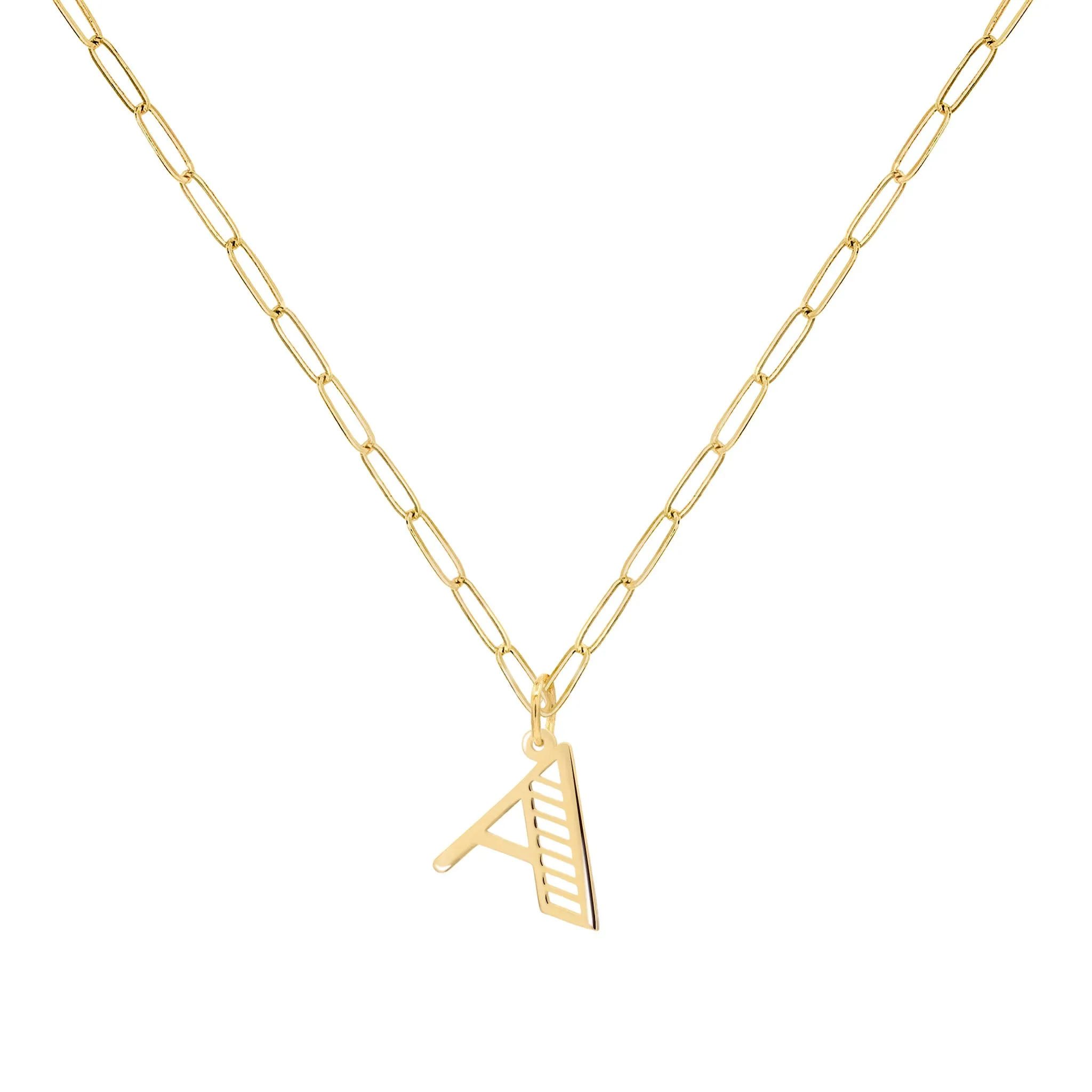 Essex Letter A Pendant in 14k Gold sold by Haverhill product image thumbnail 5
