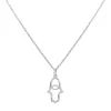 Hamsa Pendant with Classic Chain in 14k Gold sold by Haverhill