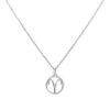 Flat Aries Pendant with Classic Chain in 14k Gold sold by Haverhill