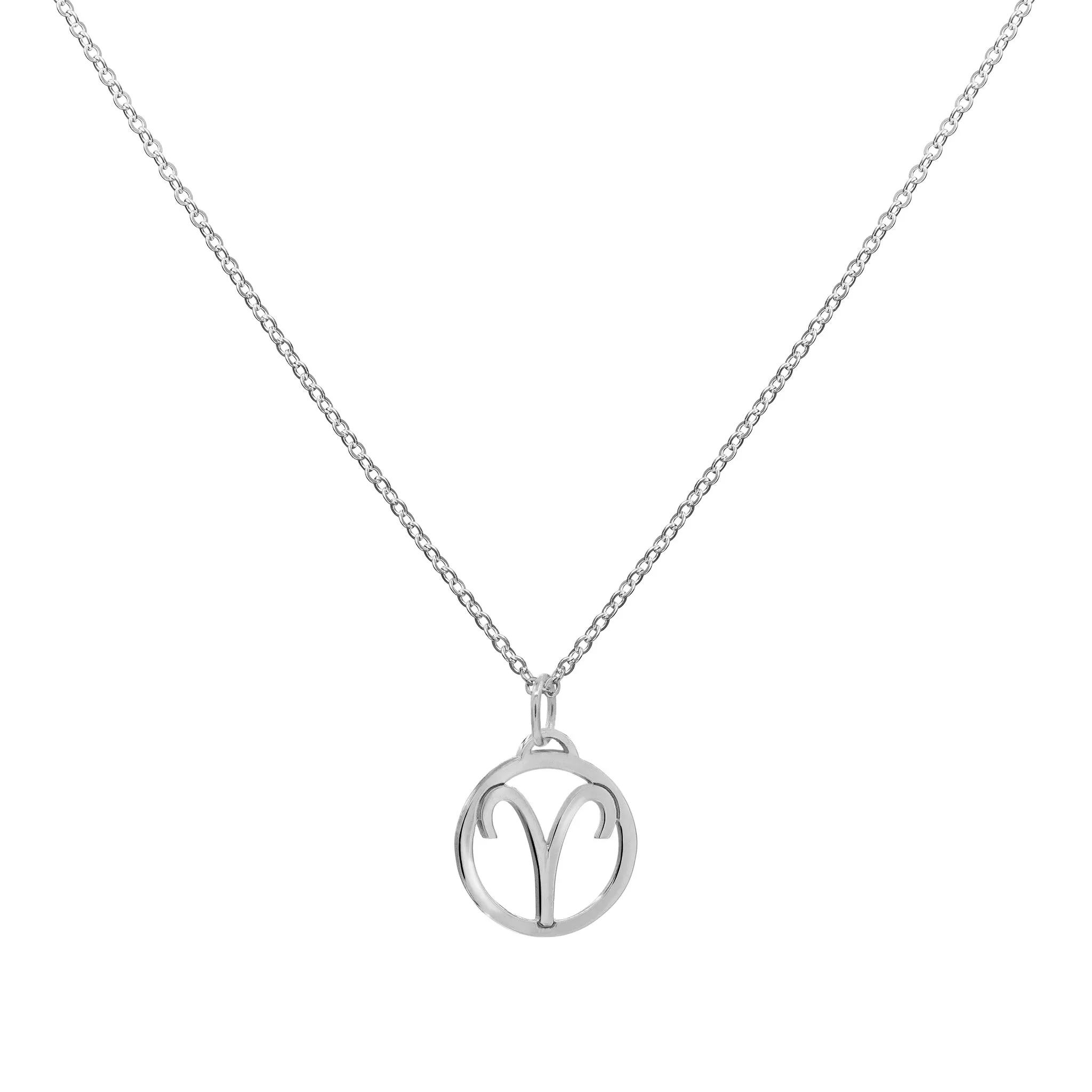 Flat Aries Pendant with Classic Chain in 14k Gold sold by Haverhill product image thumbnail 5