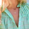Flat Aries Pendant with Classic Chain in 14k Gold sold by Haverhill