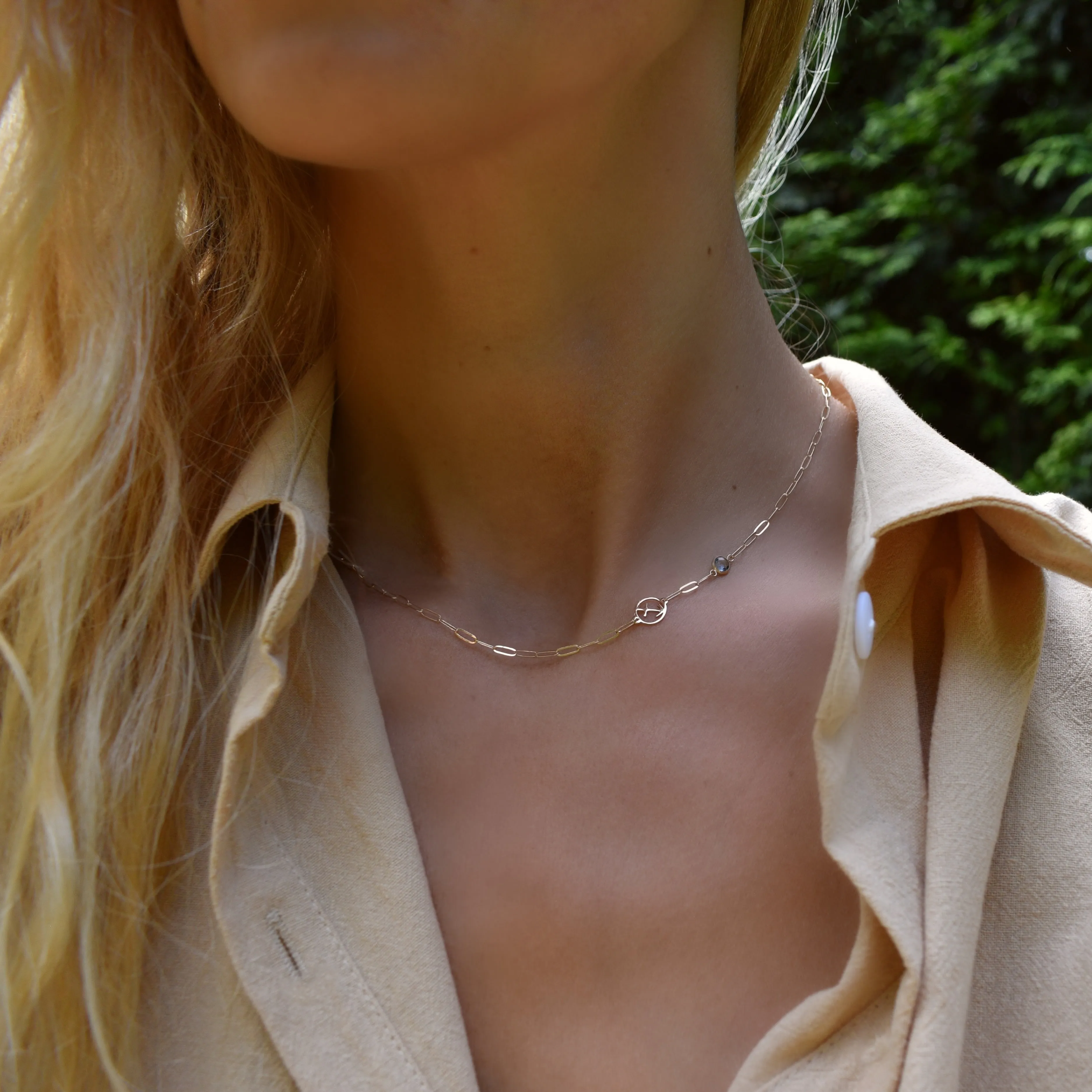 Sagittarius & Birthstone Necklace on Adelaide Mini in 14k Gold sold by Haverhill product image thumbnail 2