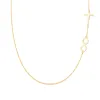 Infinity & Cross Necklace in 14k Gold sold by Haverhill