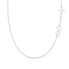 Infinity & Cross Necklace in 14k Gold sold by Haverhill