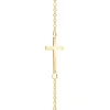 Infinity & Cross Necklace in 14k Gold sold by Haverhill