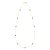 Bayberry Sapphire Birthstone Cross Necklace in 14k Gold (September) sold by Haverhill