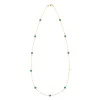 Bayberry Emerald Birthstone Cross Necklace in 14k Gold (May) sold by Haverhill