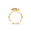 Warren Horizontal Nantucket Blue Topaz Ring in 14k Gold (December) sold by Haverhill