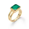 Warren Horizontal Emerald Ring in 14k Gold (May) sold by Haverhill
