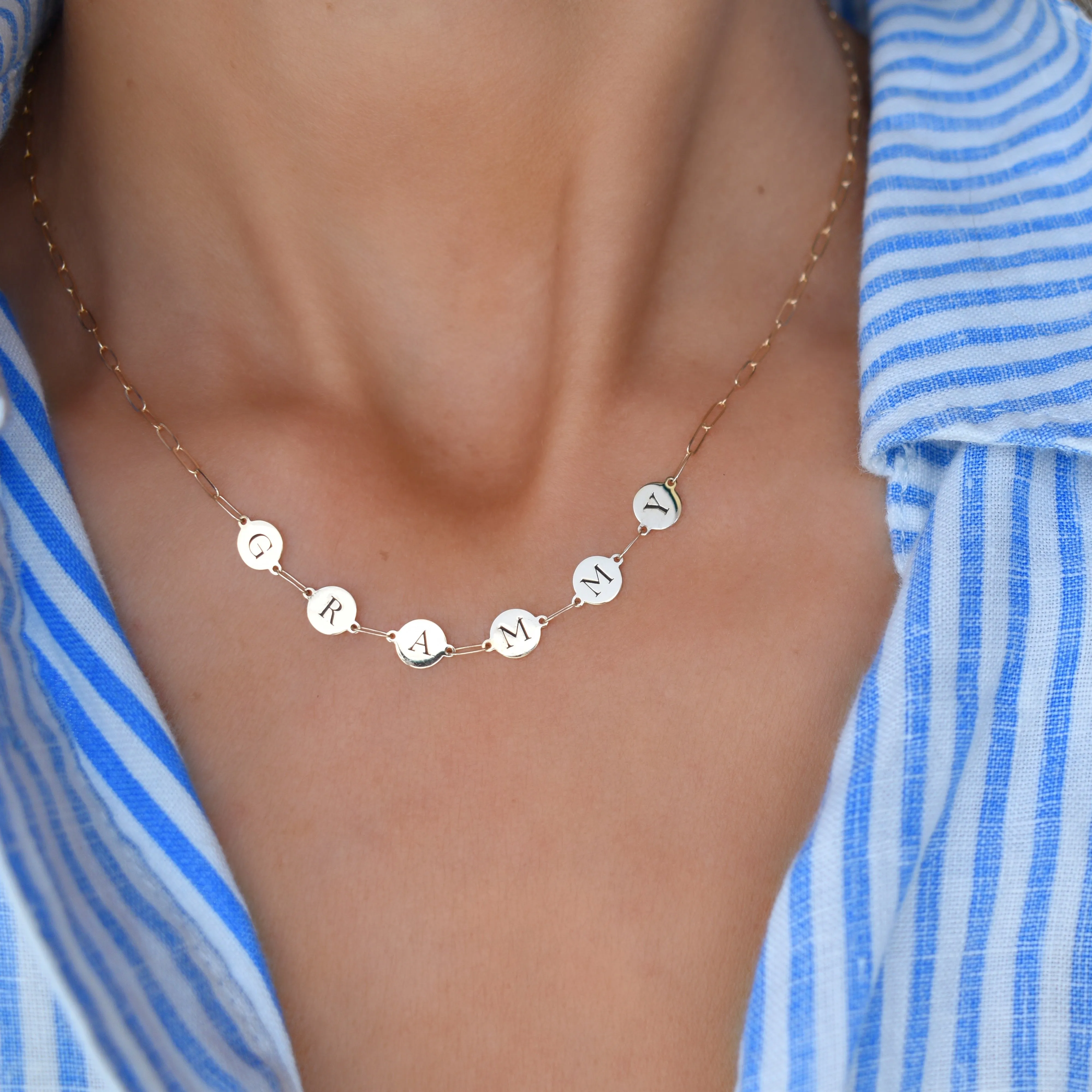 GRAMMY Necklace on Adelaide Mini in 14k Gold sold by Haverhill product image thumbnail 2