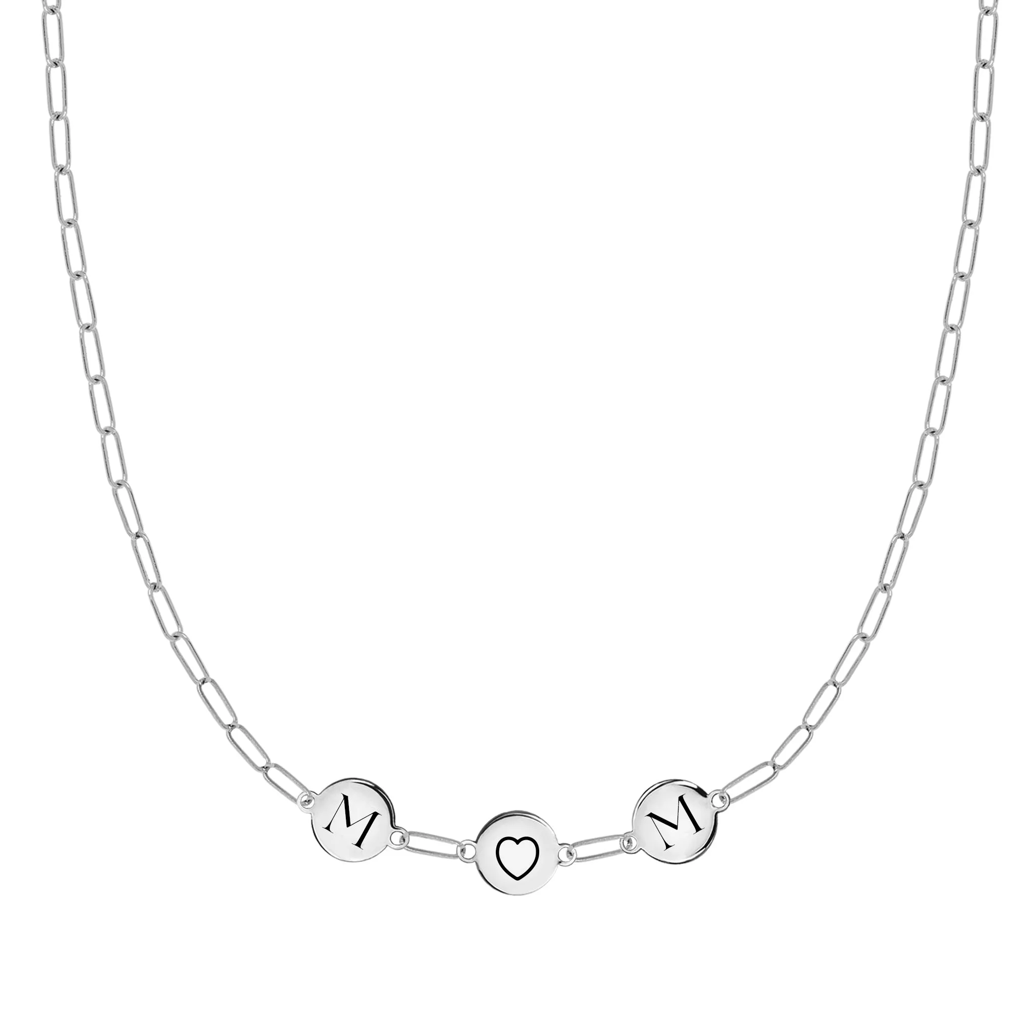 Mom Heart Necklace on Adelaide Mini in 14k Gold sold by Haverhill product image thumbnail 4