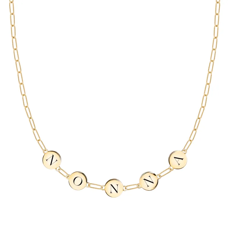 NONNA Necklace on Adelaide Mini in 14k Gold sold by Haverhill