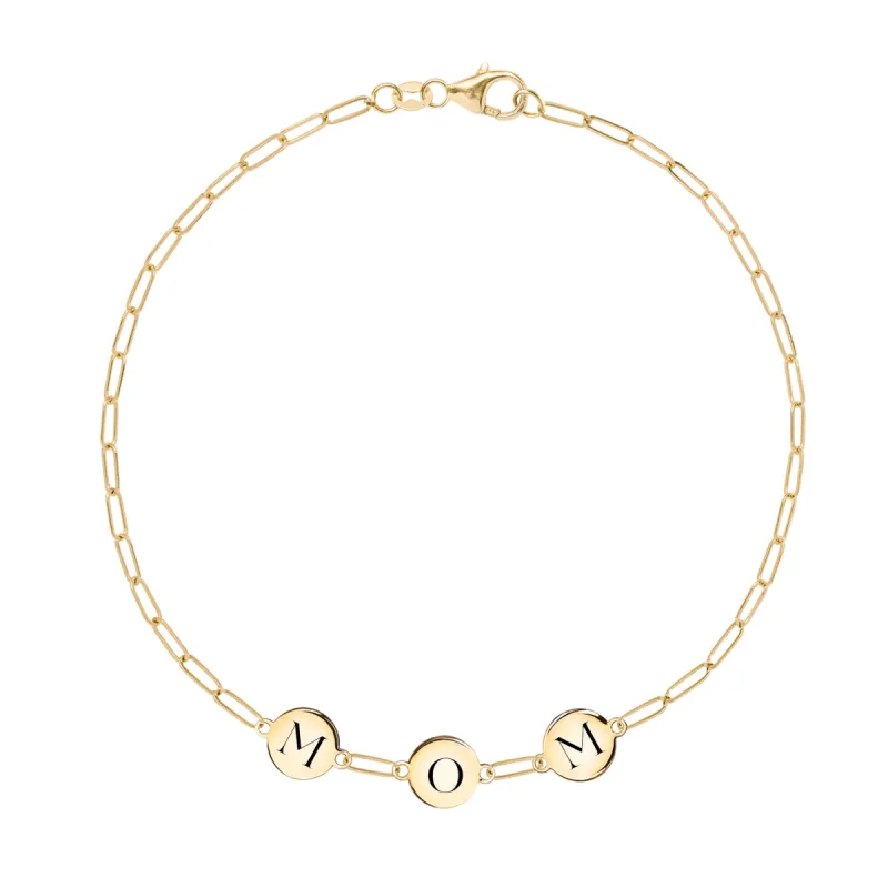 MOM Bracelet on Adelaide Mini in 14k Gold sold by Haverhill