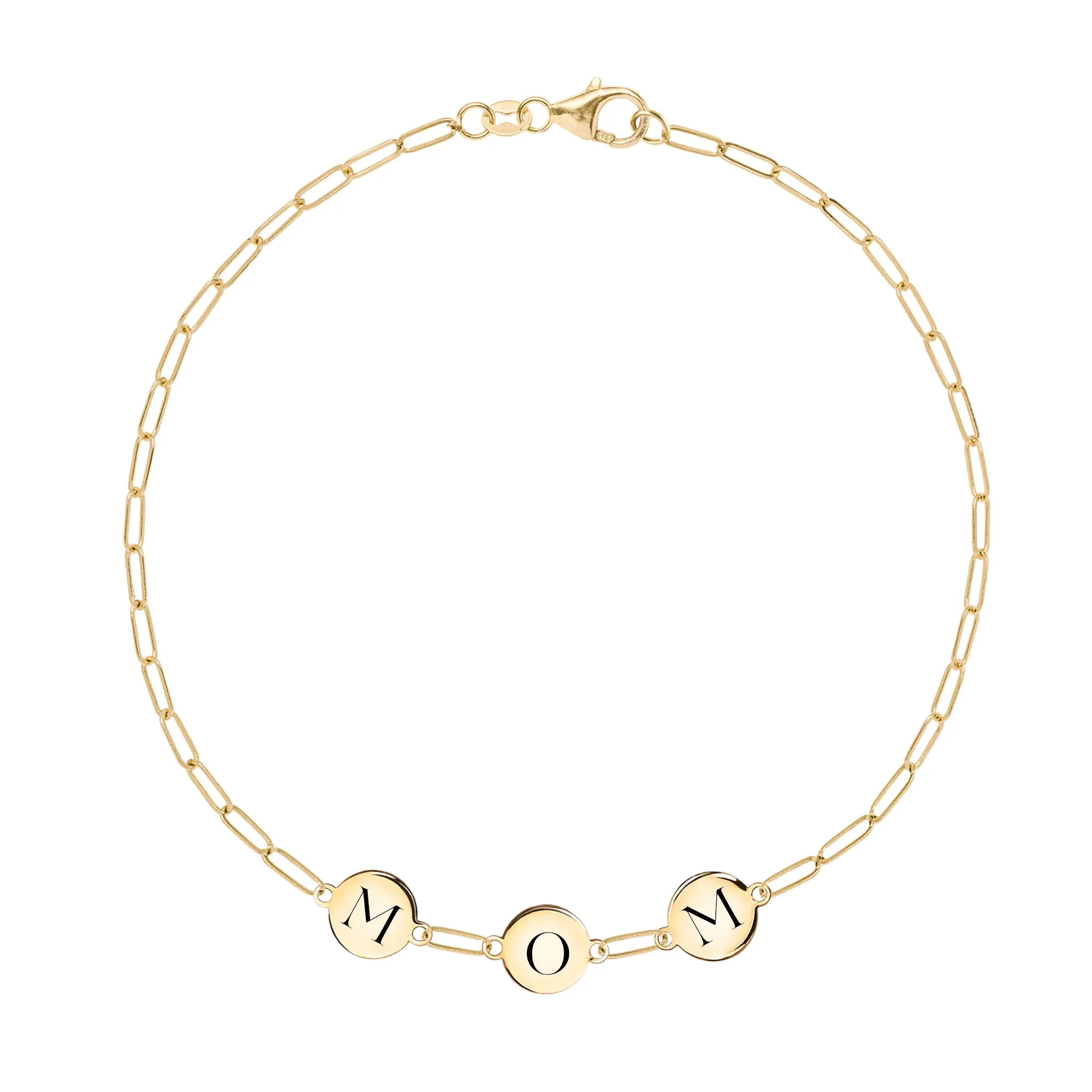 MOM Bracelet on Adelaide Mini in 14k Gold sold by Haverhill