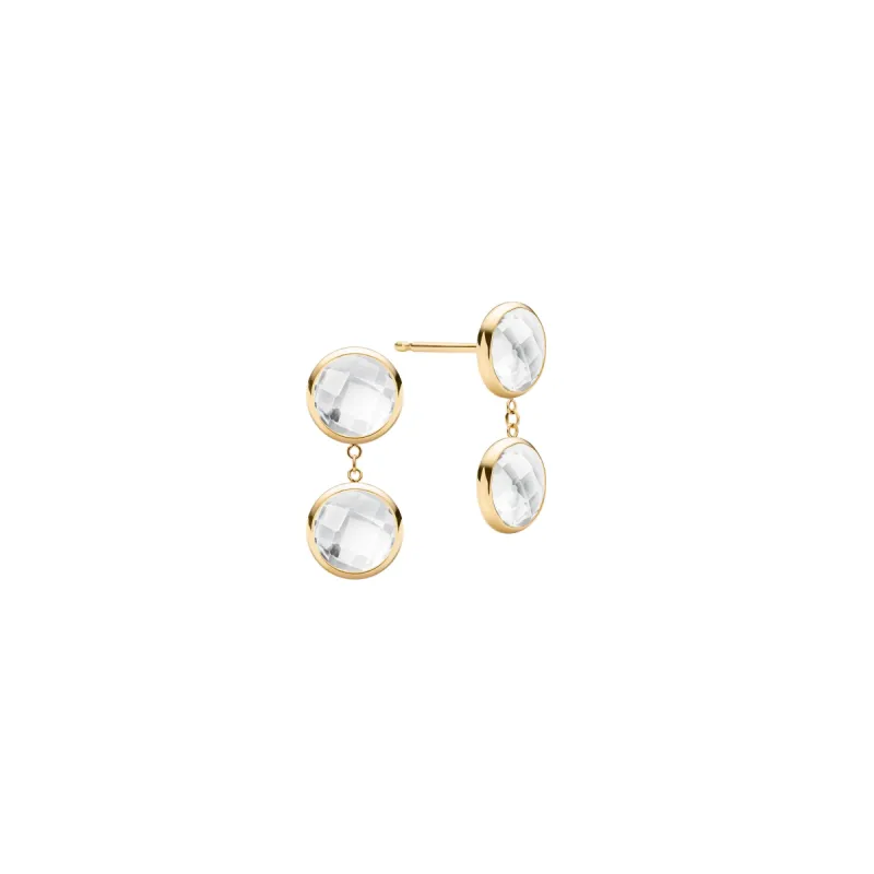 Grand 2 Birthstone Earrings in 14k Gold sold by Haverhill