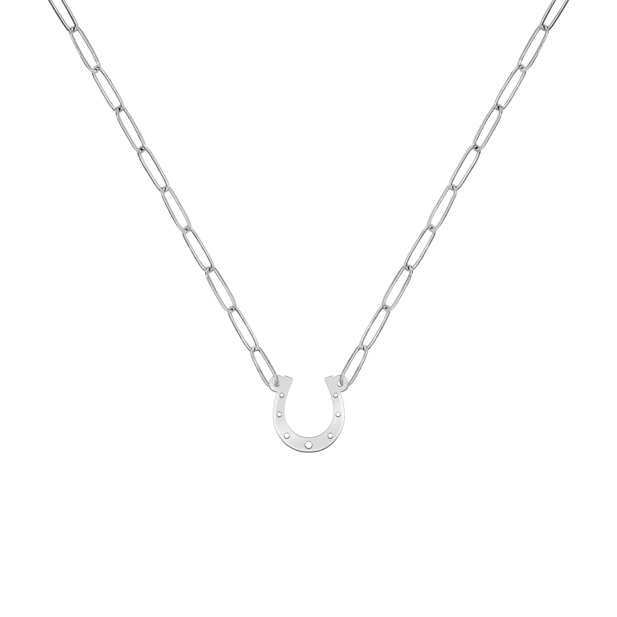Small Horseshoe Adelaide Mini Necklace in 14k Gold sold by Haverhill product image thumbnail 5
