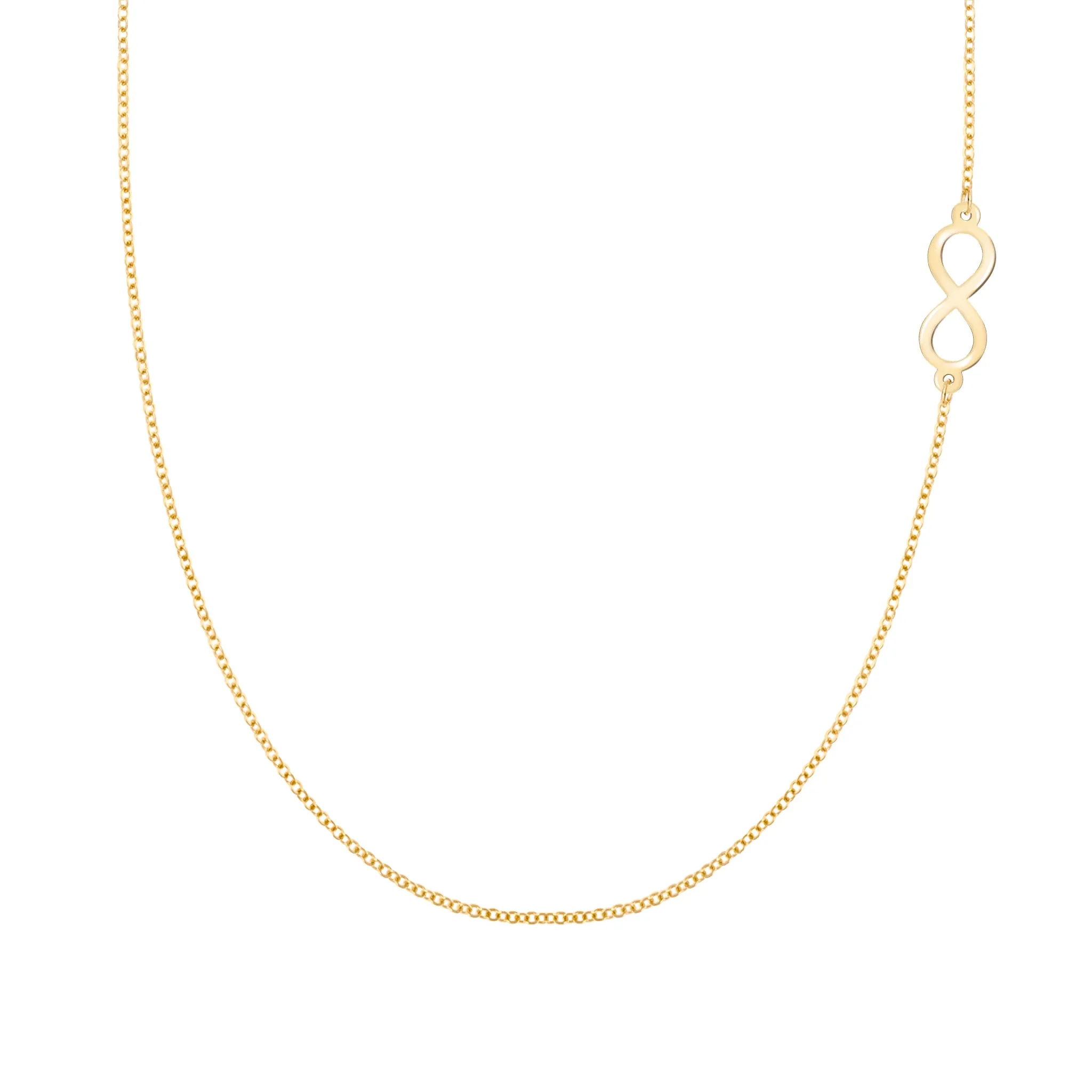 Infinity Necklace in 14k Gold sold by Haverhill