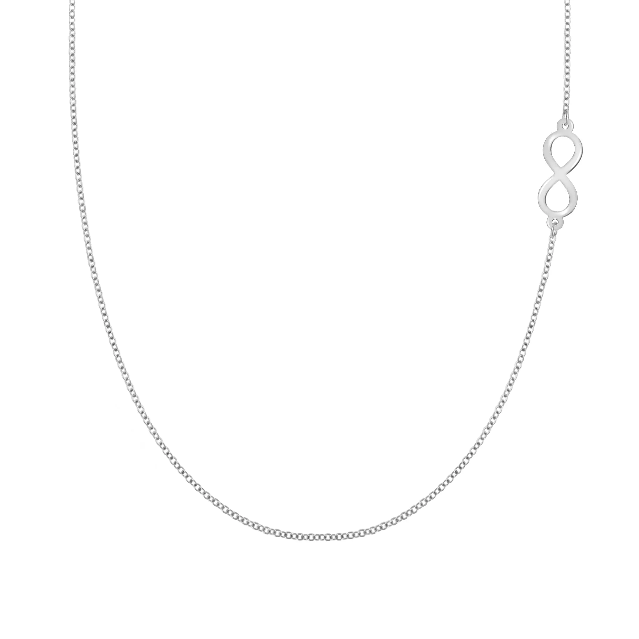 Infinity Necklace in 14k Gold sold by Haverhill product image thumbnail 5