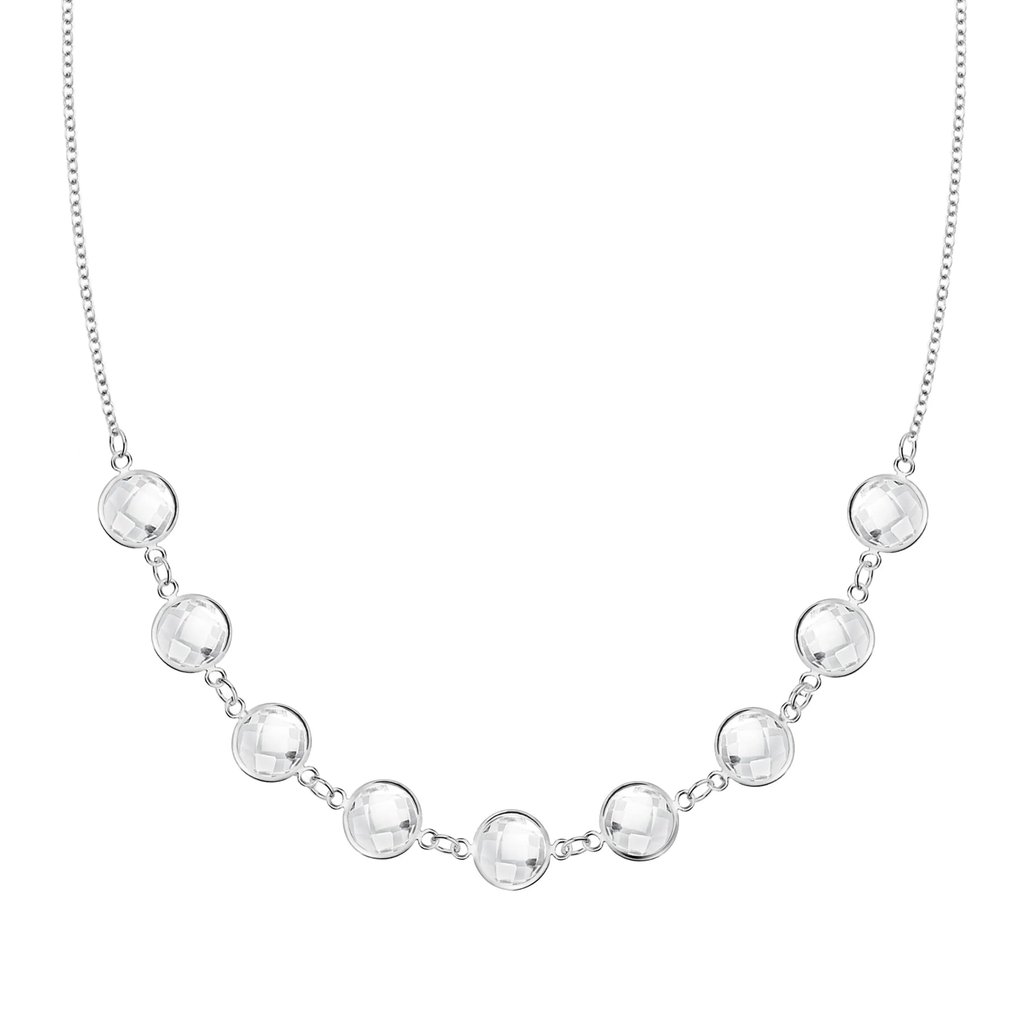 Grand 9 Connected Birthstone Necklace in 14k Gold sold by Haverhill product image thumbnail 5