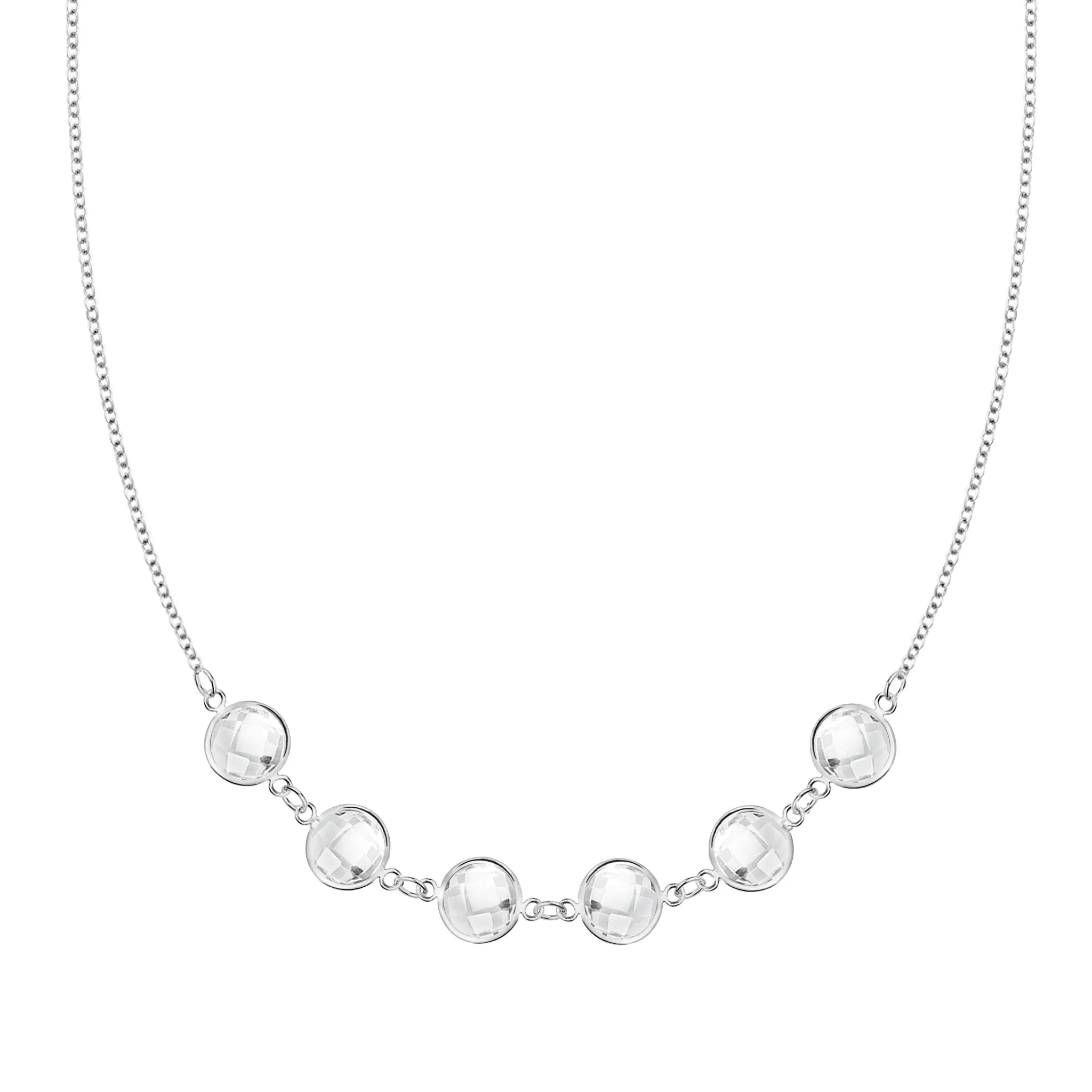 Grand 6 Connected Birthstone Necklace in 14k Gold sold by Haverhill product image thumbnail 5