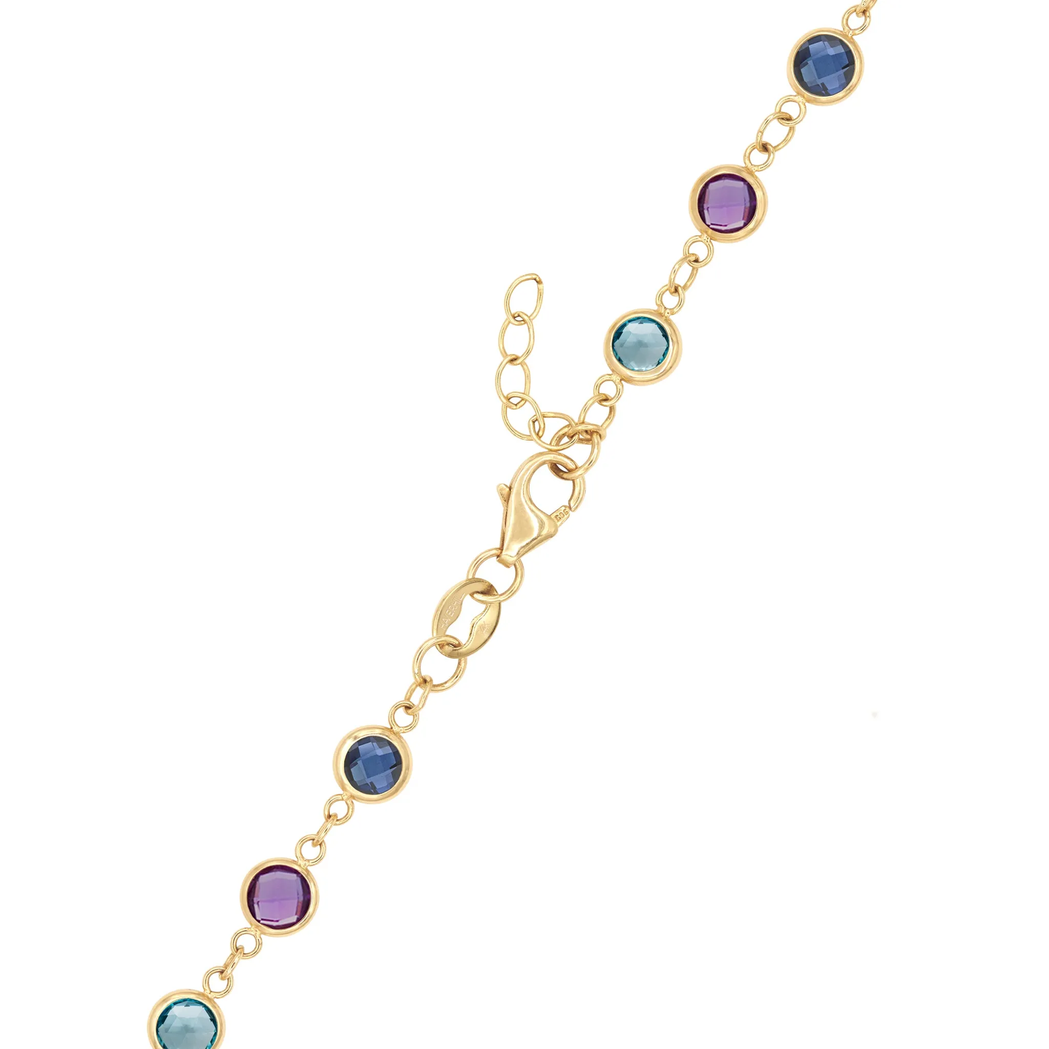 Hope Large Peace Sign Newport Bracelet in 14k Gold sold by Haverhill product image thumbnail 3