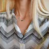 Grand 5 Connected Birthstone Necklace in 14k Gold sold by Haverhill