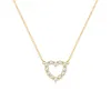 Rosecliff Small Heart Birthstone Necklace in 14k Gold sold by Haverhill