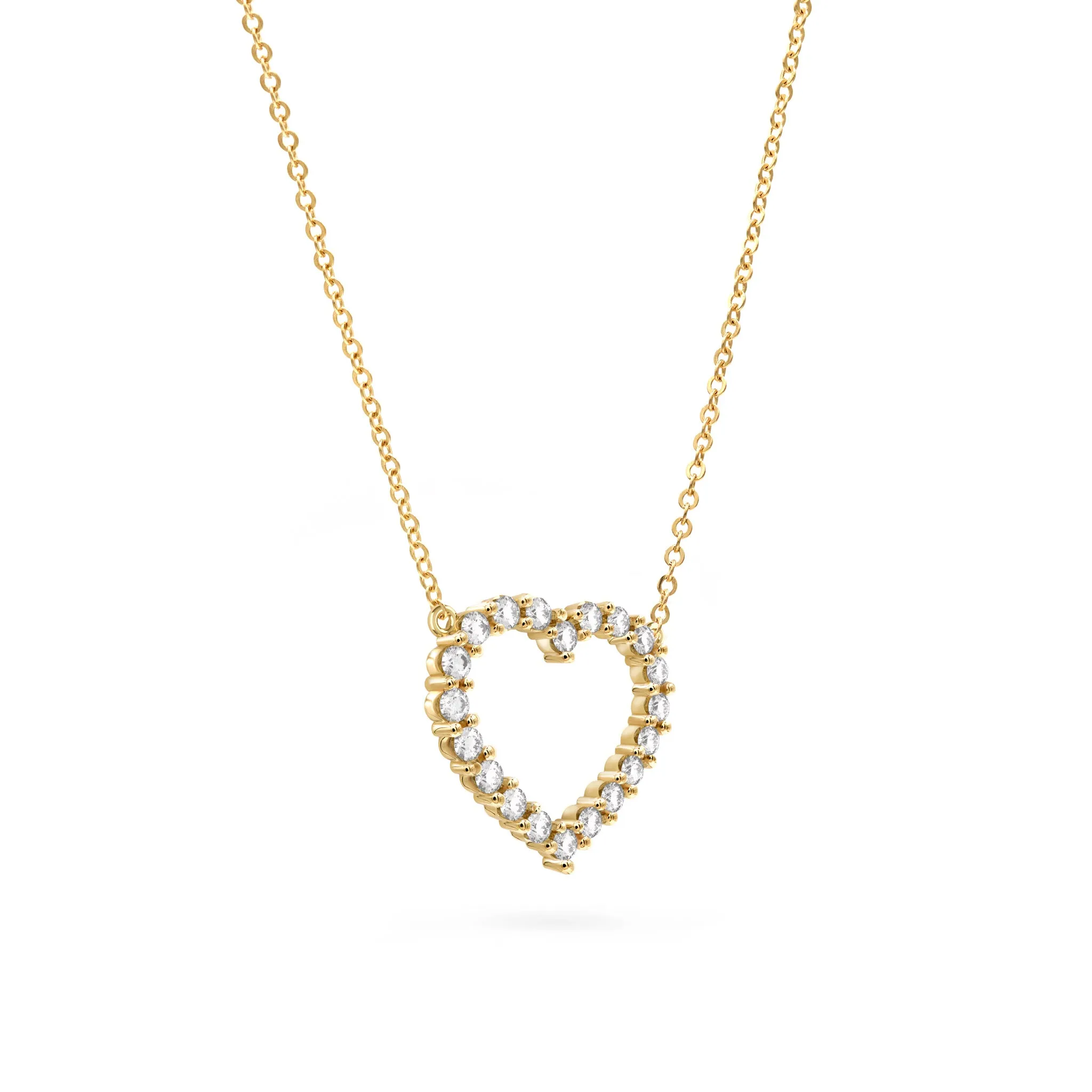 Rosecliff Heart Birthstone Necklace in 14k Gold sold by Haverhill product image thumbnail 5