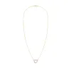 Rosecliff Small Heart Diamond & Amethyst Necklace in 14k Gold (February) sold by Haverhill