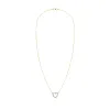 Rosecliff Small Heart Diamond & Alexandrite Necklace in 14k Gold (June) sold by Haverhill