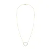 Rosecliff Heart Diamond & Peridot Necklace in 14k Gold (August) sold by Haverhill