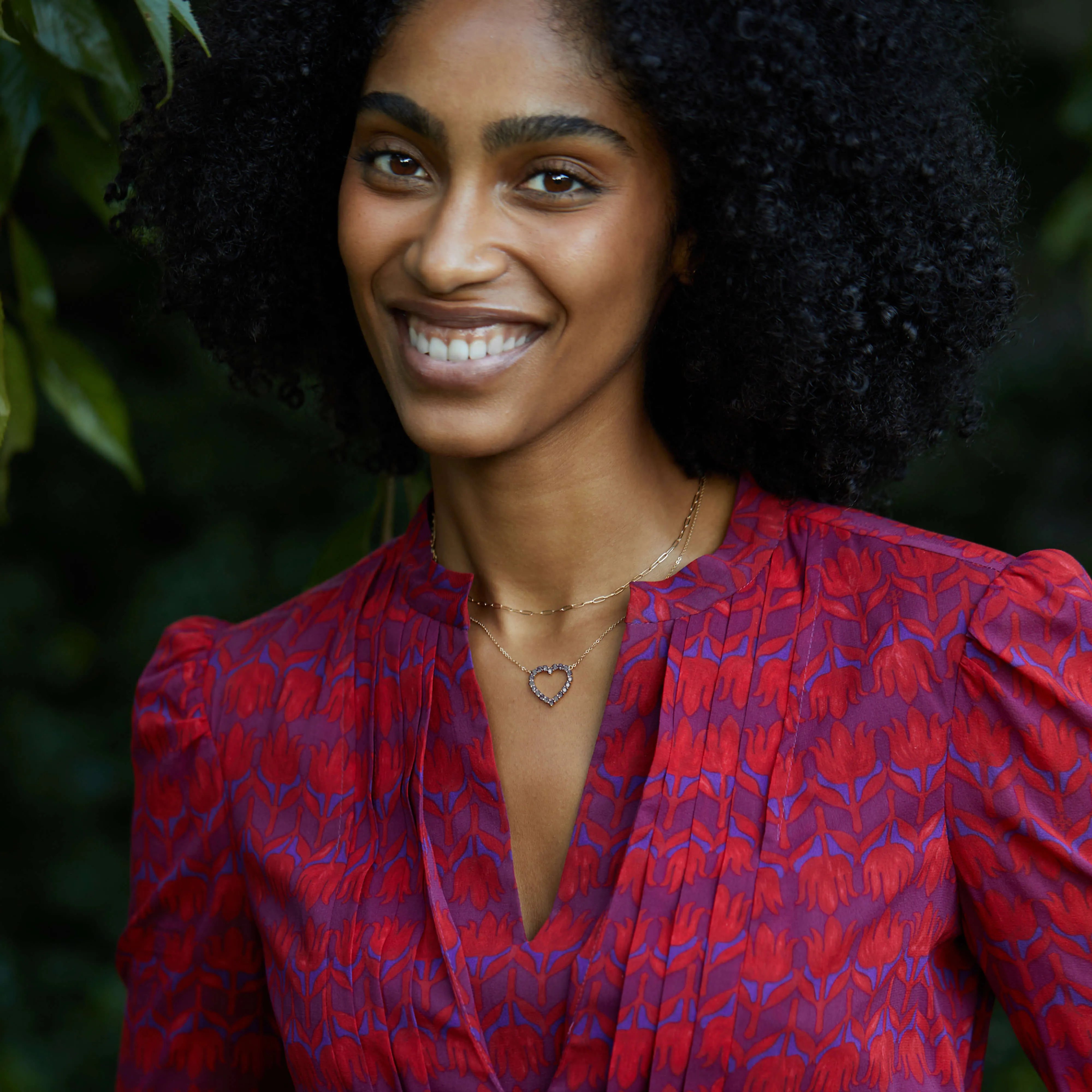 Rosecliff Heart Alexandrite Necklace in 14k Gold (June) sold by Haverhill product image thumbnail 2