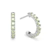 Rosecliff Peridot Huggie Hoop Earrings in 14k Gold (August) sold by Haverhill