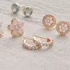 Rosecliff Birthstone Huggie Hoop Earrings in 14k Gold sold by Haverhill