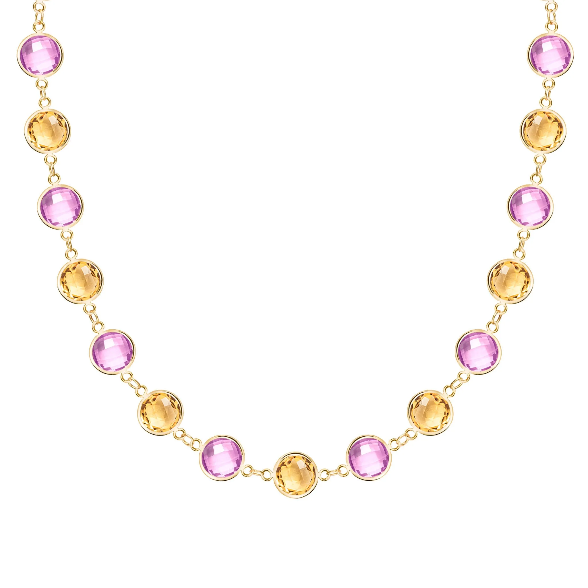 Sunset Newport Grand Necklace in 14k Gold sold by Haverhill
