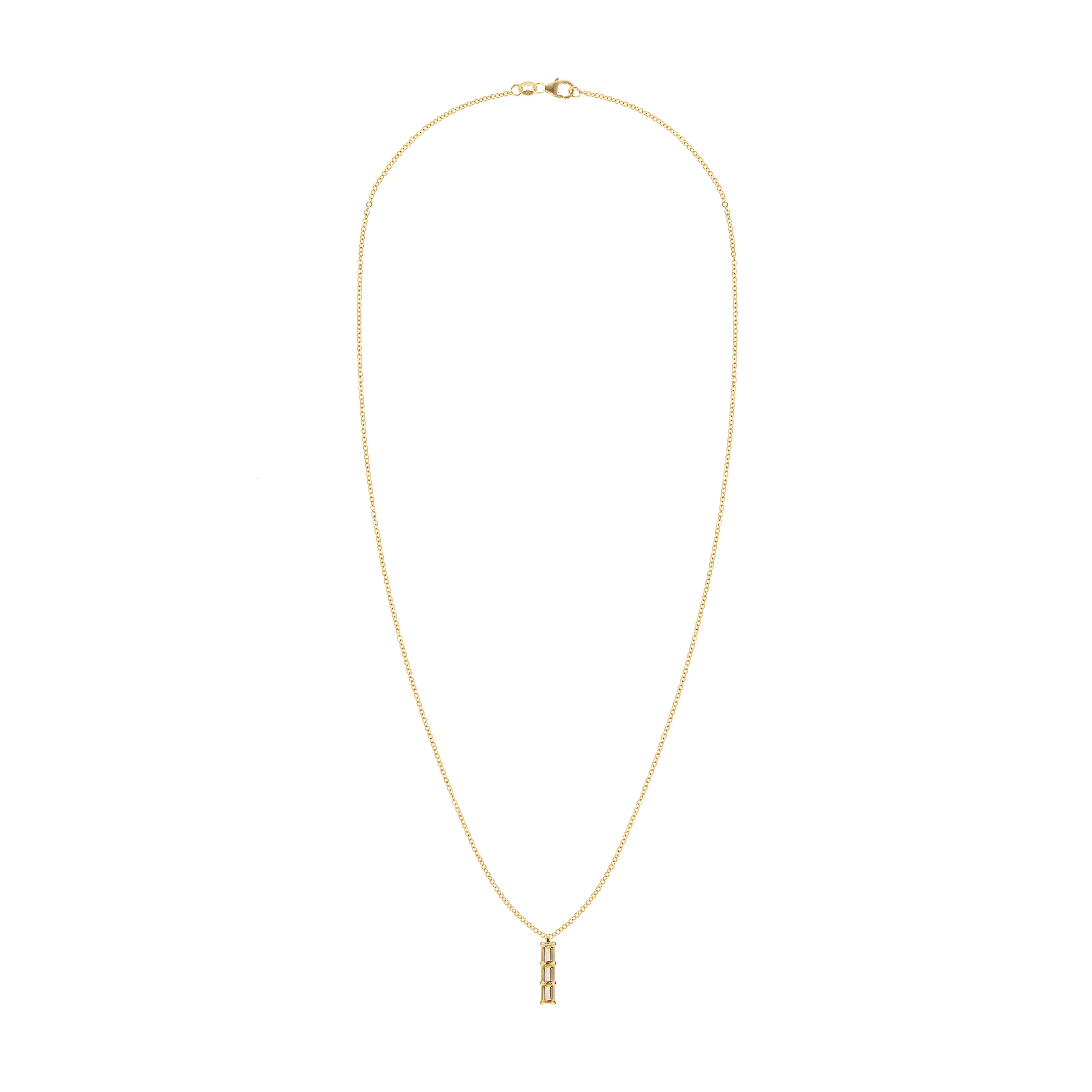 Providence 3 Citrine Pendant in 14k Gold (November) sold by Haverhill product image thumbnail 5