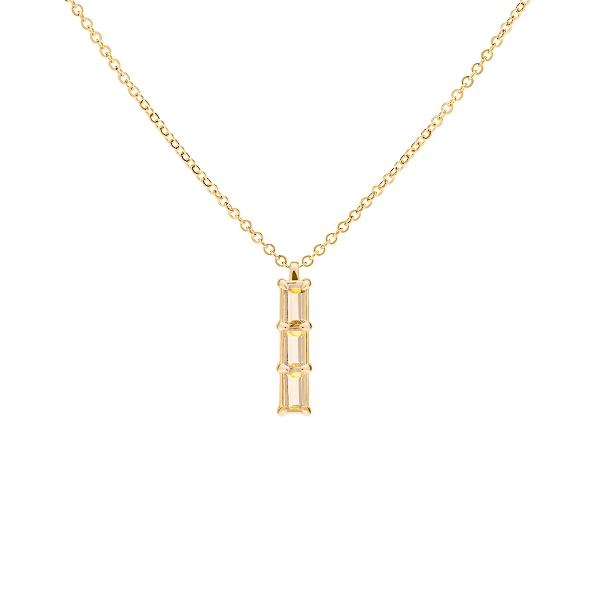 Providence 3 Citrine Pendant in 14k Gold (November) sold by Haverhill