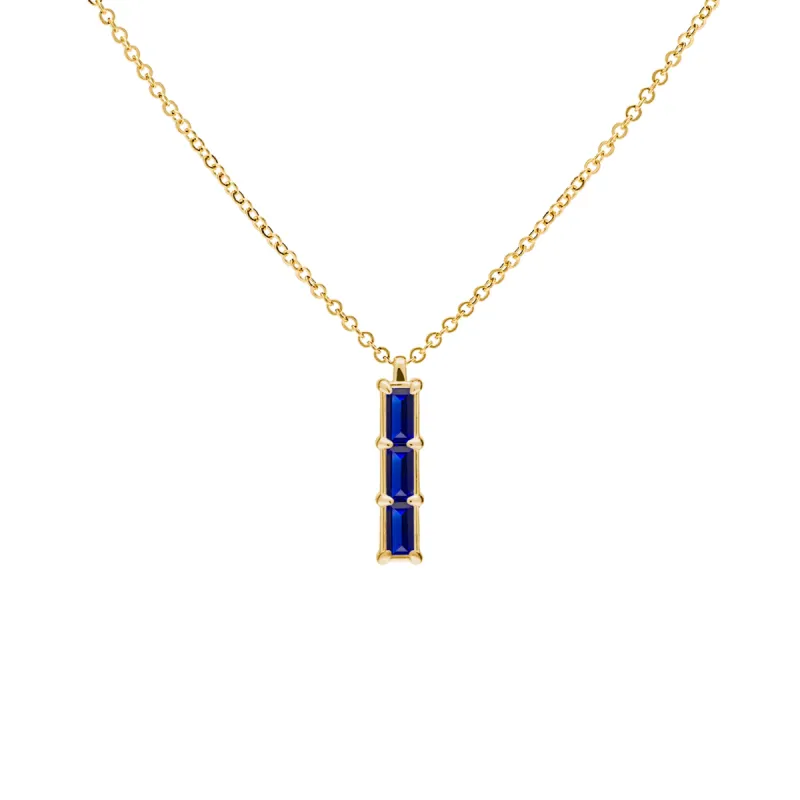 Providence 3 Sapphire Pendant in 14k Gold (September) sold by Haverhill