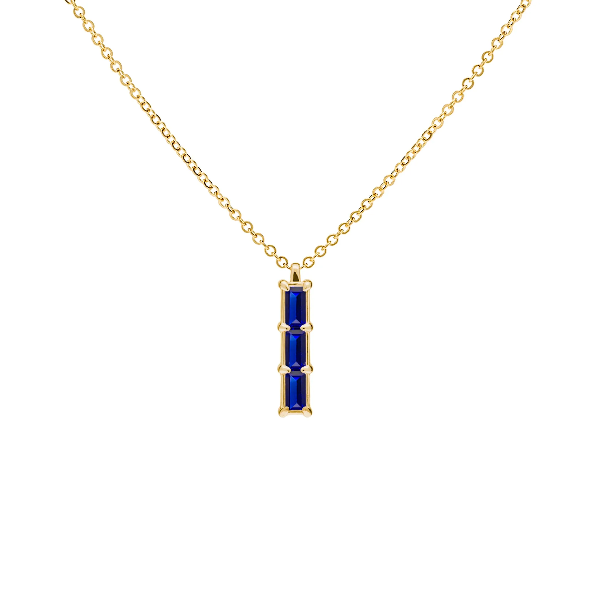 Providence 3 Sapphire Pendant in 14k Gold (September) sold by Haverhill
