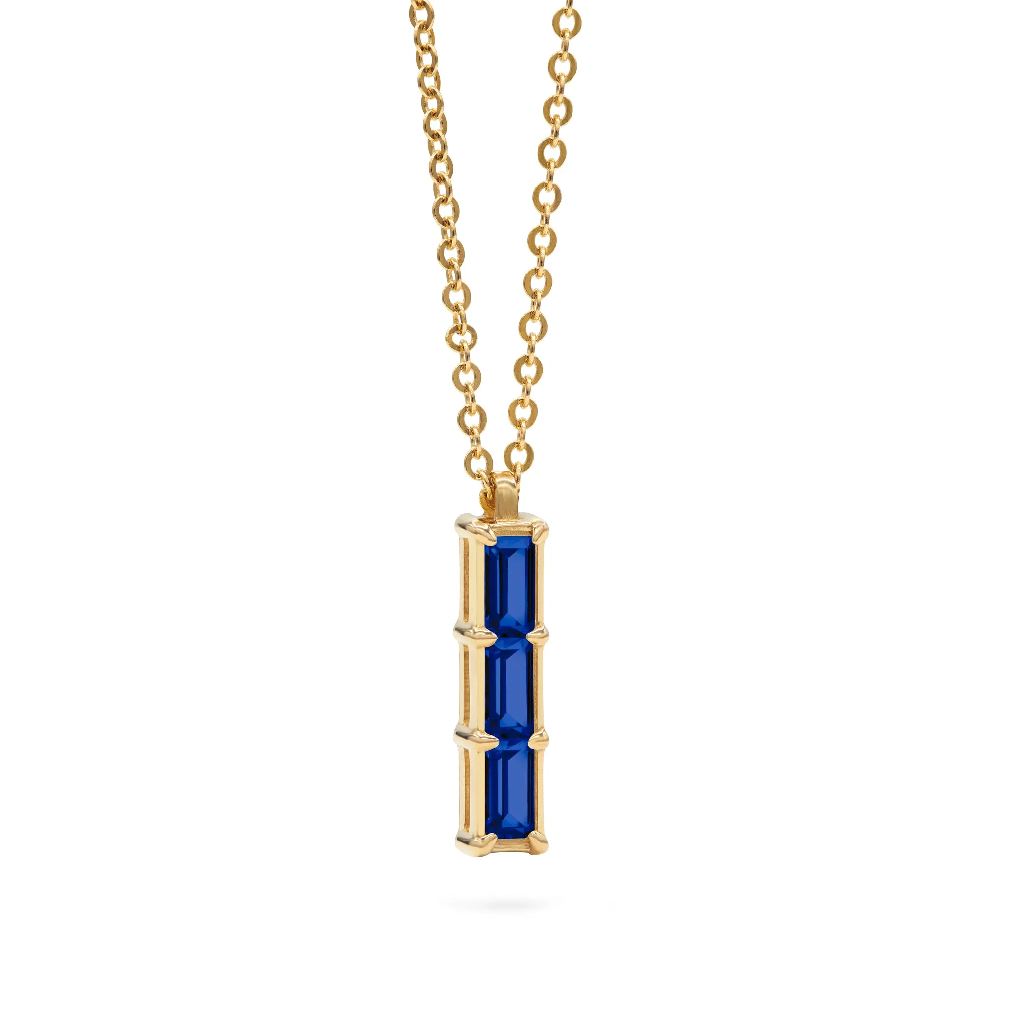 Providence 3 Sapphire Pendant in 14k Gold (September) sold by Haverhill product image thumbnail 4